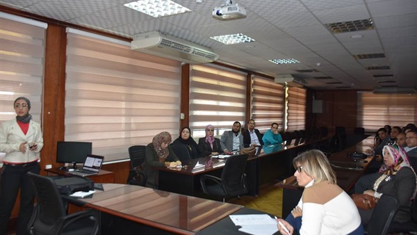 الدورة التدريبية بجامعة السادات
